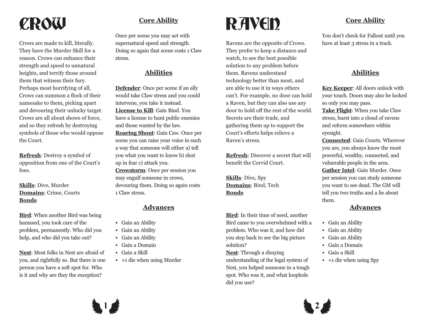 Corvid Court Aviary Edition